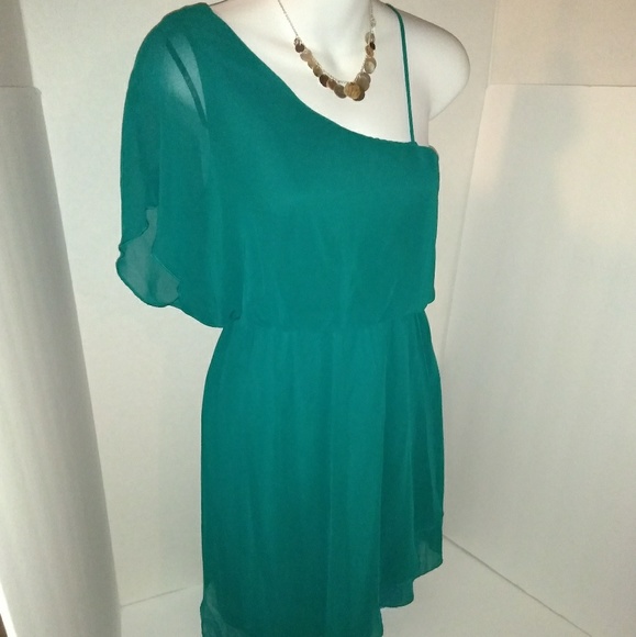 Sweet Storm turquoise chiffon dr… - Picture 3 of 6